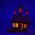 2023_10_27_Halloween_Ghost_Houses_0013.jpeg 4x Scary Halloween Flat House Backlit Decoration SET