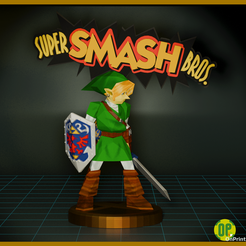 1a.png LINK - Smash Bros for Nintendo 64 - 3D Printable Model