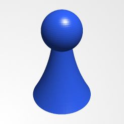 pion2_numerique.jpg Télécharger fichier STL gratuit pawn • Design à imprimer en 3D, Joanix