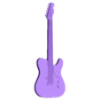 Fender Fender Telecaster 90's.stl 🎸 Fender Telecaster 90's with strings | Electric guitar 🎸