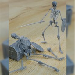 SkeletonWarrior.jpg Fichier STL 34 Articles SKELETON WARRIOR FOR ENVIRONMENT DIORAMA TABLETOP 1/35 1/24・Modèle pour imprimante 3D à télécharger
