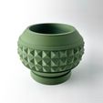 misprint-7996.jpg The Dorvin Planter Pot with Drainage | Modern and Unique Home Decor for Plants and Succulents  | STL File