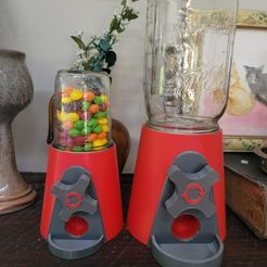 157b7d60-ea07-4618-9151-fd95395a6fa4.jpg Free 3D file Wide Mouth Mason Jar Candy Machine・Design to download and 3D print