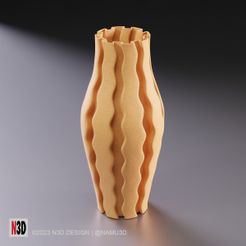vase-1020-ribbon-vase-stl-04.jpg Archivo STL Jarrón 1020 - Jarrón de cinta B・Modelo para descargar e imprimir en 3D