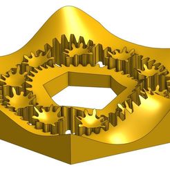 f7f0bbdb094d0b83d7561fc5ec2130d7_display_large.jpg Free STL file Crazy Distorted Planetary Gear Bearing・3D printing design to download