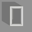 Window-2-1.png MINIATURE WINDOW 1:24 SCALE FOR DOLL HOUSE