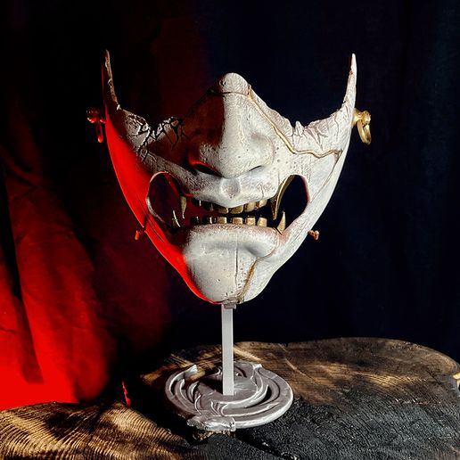 👻 Ghost of Yotei Samurai Mask・ 3D File for 3D printing・Cults