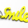 smile.71.jpg Smile Sign Key Chain