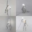 lampara-monkey-coleccion.jpg STL-Datei SAMMLUNG SELETTI 4 AFFEN LAMPEN HOHE QUALITÄT・Design zum Herunterladen und 3D-Drucken