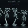 dawnknight_poster_small.jpg Dawn Knights - Truescale Dawn Angels Building Kit