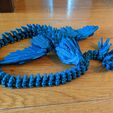 SERPENT VOLANT, QUETZALCOAT, SERPENT AILÉ, ANIMAL DE COMPAGNIE ARTICULÉ FLEXI WIGGLE, IMPRESSION EN PLACE, SERPENT FANTASTIQUE