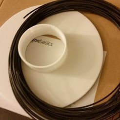 a813dd14a9564eeefbb6f70c43b40c19_preview_featured.jpg Free STL file Filament Sample Spool/Holder・3D printer design to download