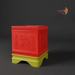 Dragon-Pot.jpg Archivo STL Dragon Pot. 2 Pieces.・Idea de impresión 3D para descargar, Carbo6