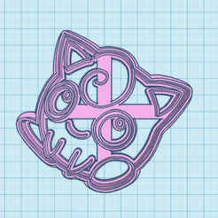039-Jigglypuff.png STL file Pokemon: Jigglypuff Cookie Cutter・3D printer model to download