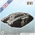 1-PREM.jpg Mark I Male - WW1 tank UK First World War WWI British Cambrai Gaza Amiens Heavy armour