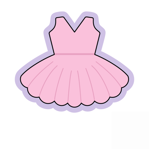 ballet cookie cutter, pointe shoe cookie, ballerina cookie stl, dance party cookie, recital cookie cutter, girly cookie shape, 3d print cookie cutter, 2 inch cookie cutter, pink ballet cookie, dance theme cookie