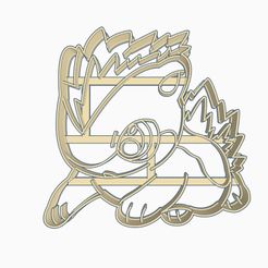 quilavasubir1.jpg Download STL file Quilava Cookie Cutter Pokemon Anime Chibi • 3D printable model, Negaren