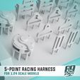 2.jpg 5-Point Racing Harness Set for 1:24 scale models