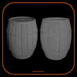Barrels-1-and-2.png 9 x Caixas e barris variados