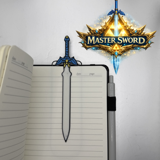 ⚔️ Video Game Swords Bookmark Collection・Free STL File for 3D printing ...