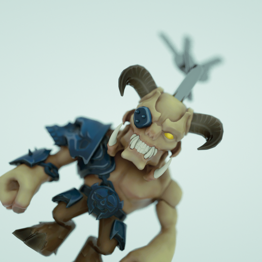 Doom Gladiator Keychain 3D model