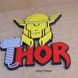 thor-marvel-vengadores-vikingo-cartel-letrero-logotipo.jpg Thor, Viking, Marvel, Avengers, Poster, Sign. Sign, Logo, 3dPrinting, Signboard, Logo, 3dPrinting