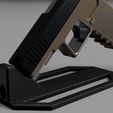 9mm-Handgun-Stand_2.jpg 9mm Handgun Stand - Versatile 3D Printable | Customizable Design for Secure Display | Fits Glock 19, Sig Sauer P320, and More