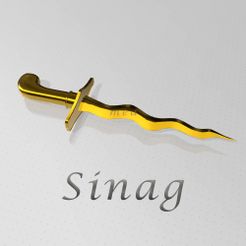 Sinag-Gold-edited-square.jpg Sinag Trese Knife (Realistic)