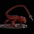 Agascorpion-highpoly-2.png Agascorpion hell monster statue fantasy agama / Scorpio POSE 2