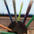 Multi-Color Hedgehog Pen Holder, admrnik