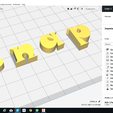 cura.png SNAP font lowercase 3D letters STL file