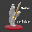 Qatar-world-cup-mascot-8.png Qatar Fifa world cup mascot - La'eeb - pen holder