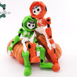07.-Group-Photo.png Cobotech 3D Print Articulated Robot Skeleton, RoboSkeleton, Articulated Toys, Halloween Decor
