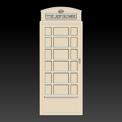 Phone-Booth.jpg British Phone Booth FOR CNC OR BATH BOMB MOULD, MOLD