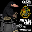 1.png Archivo STL Escarbato Niffler Bust de Harry Potter・Diseño imprimible en 3D para descargar