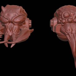2021-01-16_2-02-59.jpg Archivo STL CABEZAS INSECTOIDES DEL CAOS・Modelo para descargar y imprimir en 3D