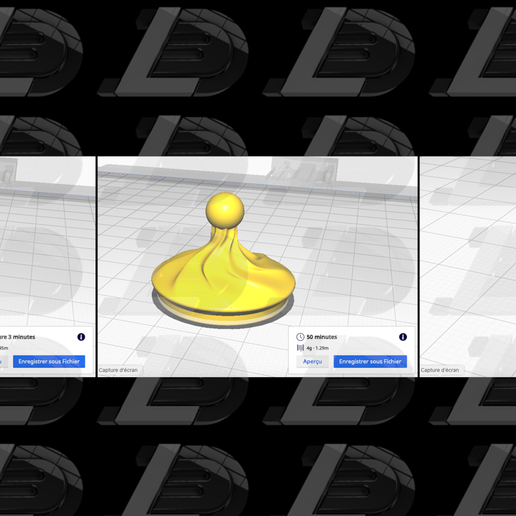 Placement-Cura.png Télécharger le fichier STL ItsLitho "Swirl" personalized lithophane Christmas ball • Objet imprimable en 3D, Ludo3D