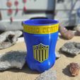 VASO-ROSARIO-CENTRAL.jpg ПОЛСТАКАНА МОЛОЧНОГО КОКТЕЙЛЯ COCA COLA - ROSARIO CENTRAL - 300CC