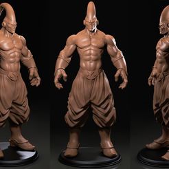 Render (0).jpg Fichier STL Super Buu・Plan pour impression 3D à télécharger