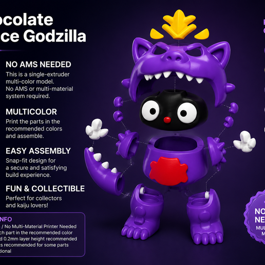 Chococat x Space Godzilla
