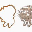 ASDSAAFGG.png STL file KUJO JOTARO 1 - COOKIE CUTTER - JOJO'S BIZARRE ADVENTURE - ANIME / CHIBI JOJOS・3D printer model to download