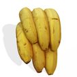 000.jpg BANANA 3D MODEL - 3D PRINTING - BANANA TROPICAL FOOD AMAZON AFRICAN INDIA MONKEY TREE FRUIT - BANANA BANANA