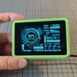 PXL_20230129_163539290.jpg STL file Case (wall mount solid, "silicone" frame) for *WT32-SC01 Plus* by wireless-tag an (ESP32 development board With 3.5 Inch LCD IPS Display Touch Screen)・3D printing model to download