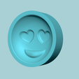 6.png Emoji 01 Ojos de Corazón - Moldeado Arreglo Espuma EVA Artesanía