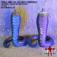 RBL3D_Female_Snake_tail7.jpg Female Snake Tail Lower Body (Motu Compatible)