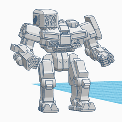 12280968-b96b-47bf-9a8b-2c8587f7e013.png Fichier 3D gratuit American Mecha : Pied de fer primitif Hasty・Modèle imprimable en 3D à télécharger