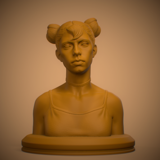 👧 Girl Bust・ STL File for ・Cults