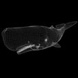 UV.jpg WHALE Sperm Whale Moby Dick ORCA Killer Whale Dolphin FISH sea CREATURE 3D MODEL ANIMATED RIGGED