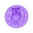 owlcoin.stl Greek Coin Collection- ancient stl files
