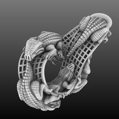 Screenshot-2023-10-25-232213.jpeg Exquisite Reptilian Mobius Pendant A Dance of Scales and Elegance